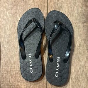 Authentic Coach flip flops